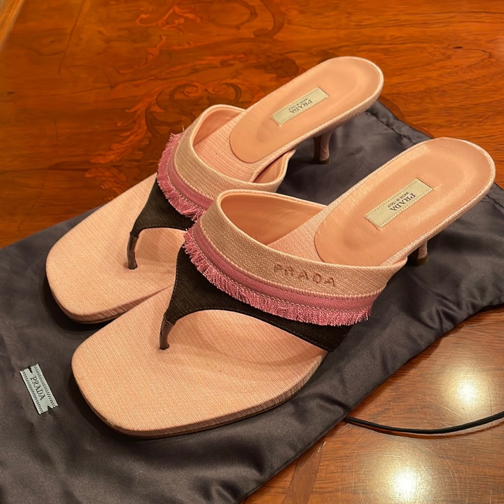 Prada pink heels, size 38.5